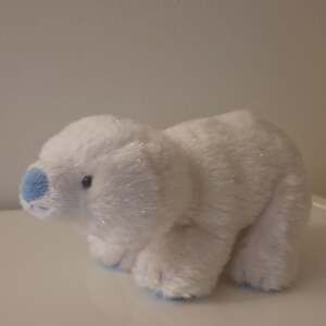 Ganz Webkinz Arctic Polar Bear HM342 Plush Stuffed Animal Sparkling Fur No Code